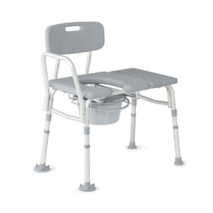 Transfer Bench and Commode Combination